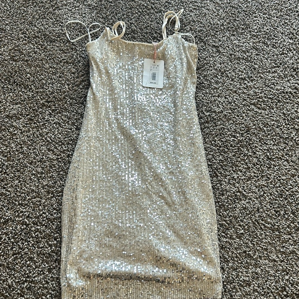 Silver dress